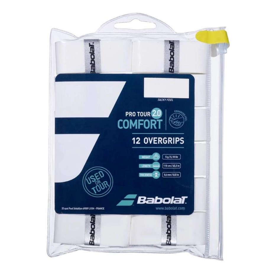 Blister Babolat Pro Tour Comfort 2.0 12 Overgrips  Oferta + Barato