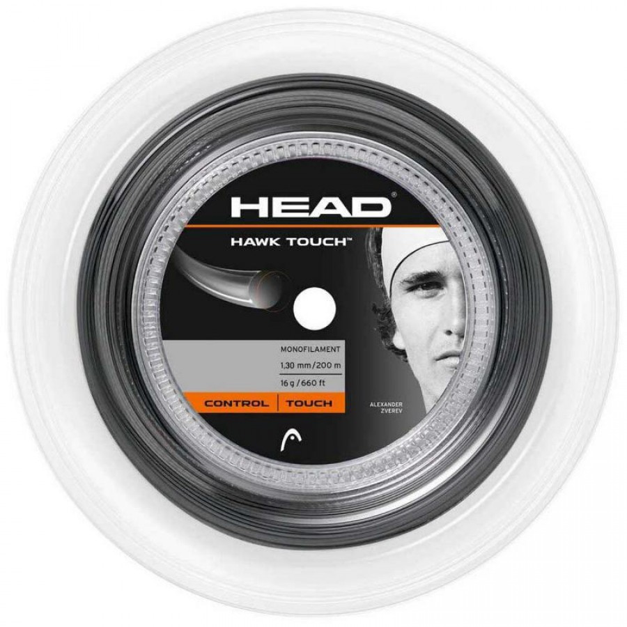 Bobina Cordaje 200m Head Hawk Touch 1,30mm Antracita  Offer + Cheap