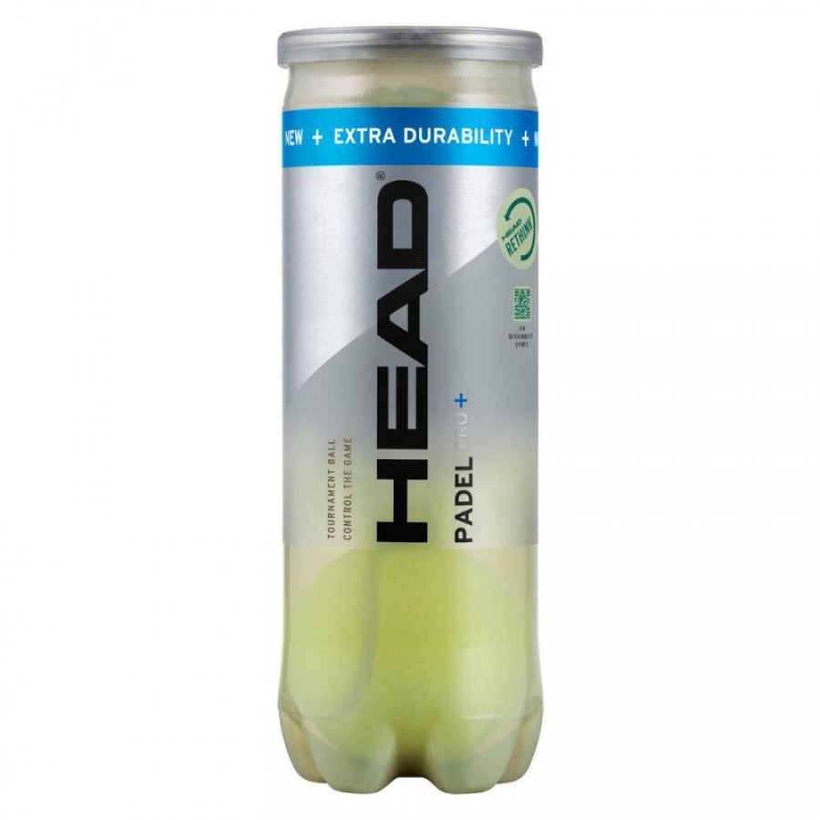 Bote de 3 Pelotas Head Padel Pro +  Oferta + Barato
