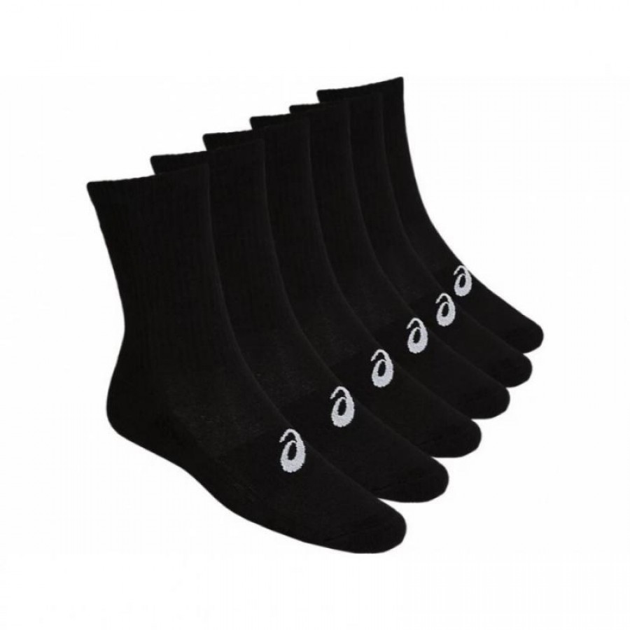 Calcetines Asics MultiSport Negro 6 Pares  Oferta + Barato