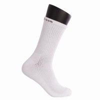 Black Crown High White Socks 3 Pairs