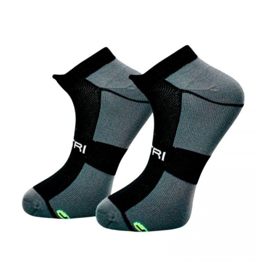 Calcetines Cartri Nero Crew Negro Gris 1 Par  Oferta + Barato