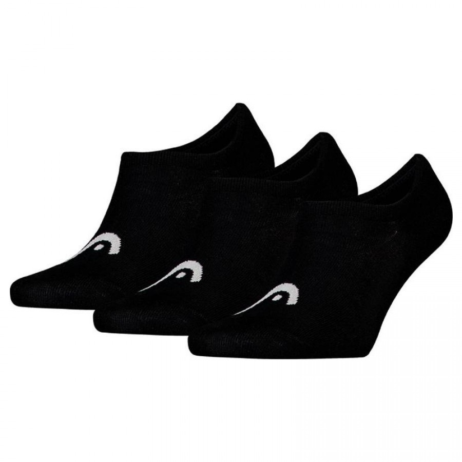 Calcetines Head All Sports Invisible Negro 3 Pares  Offer + Cheap