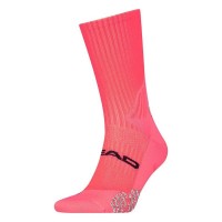 Calcetines Head Performance Padel Crew Coral Fluor 1 Par  Offer + Cheap