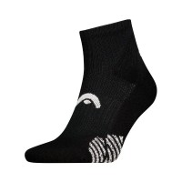 Calcetines Head Performance Padel Quarter Negro 1 Par  Offer + Cheap
