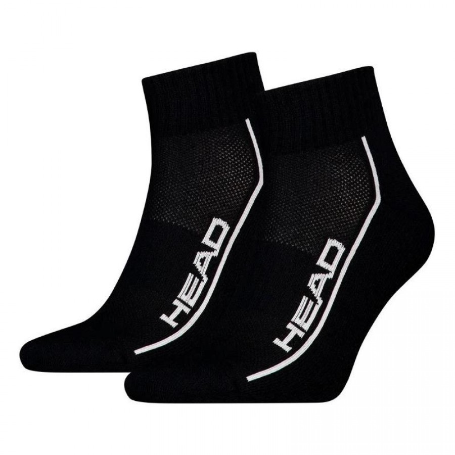 Calcetines Head Performance Quarter Negro 2 Pares  Offer + Cheap