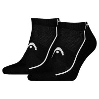 Head Performance Sneaker Black White Socks 2 Pairs  Offer + Cheap