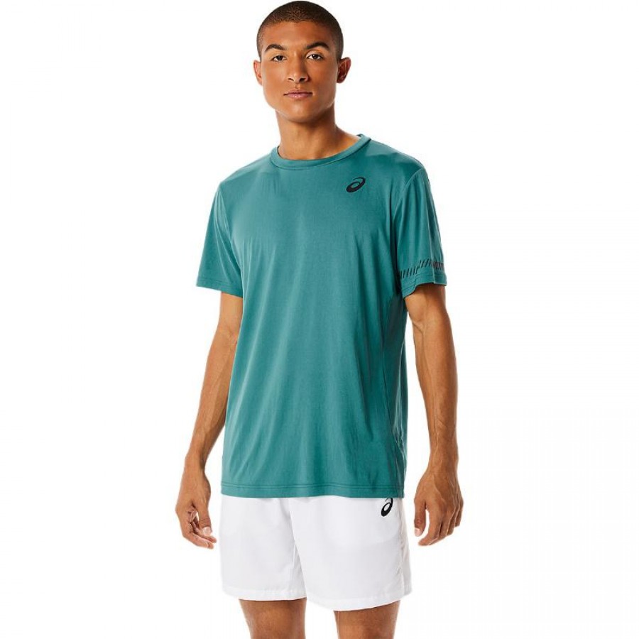 T-shirt Asics Court SS Green Pino