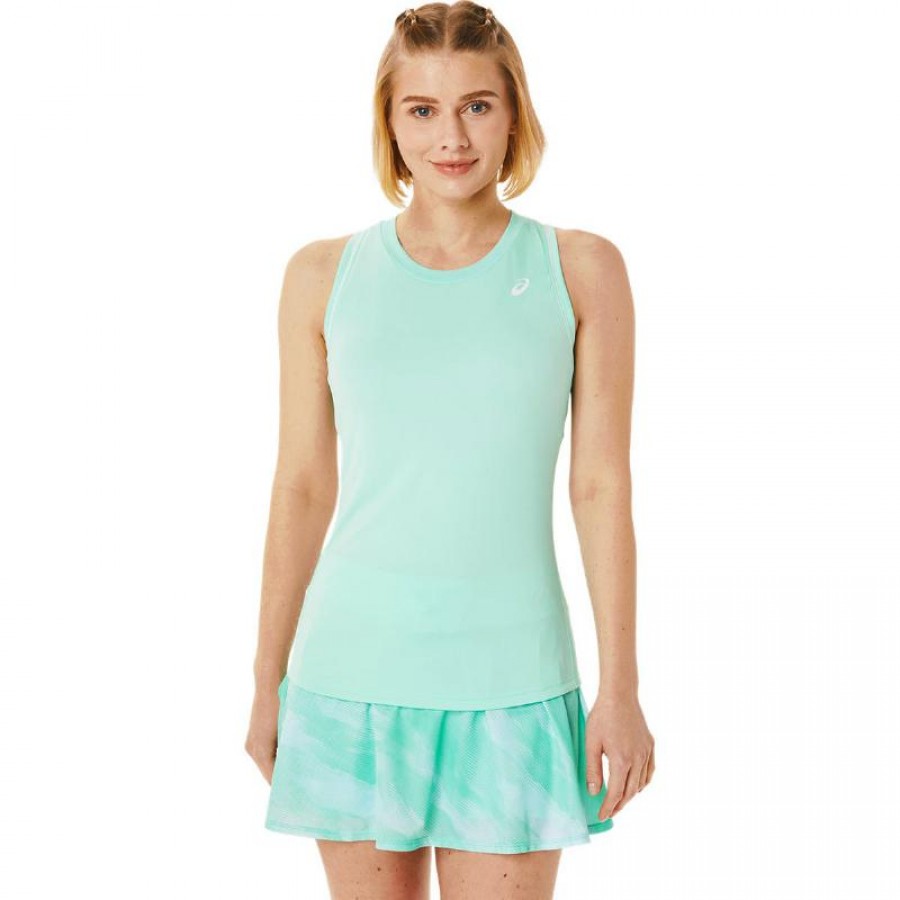 Camiseta Asics Court Verde Hielo Fresco Mujer