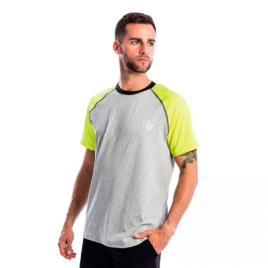 BB Snow Grey Yellow Fluor T-Shirt