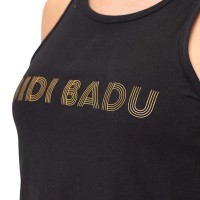 Camiseta Bidi Badu Paris Chill Negro Dorado Mujer  Oferta + Barato