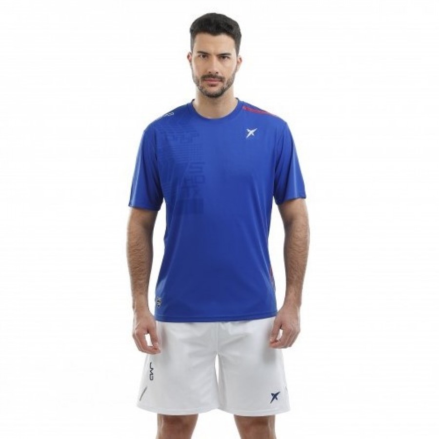 Camiseta Drop Shot JMD Heritage Azul