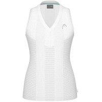 Camiseta Head Performance Blanco Plata Mujer  Oferta + Barato