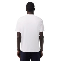 Lacoste White Cotton T-Shirt  Offer + Cheap
