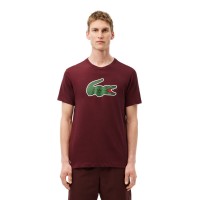Camiseta Lacoste Ultra Dry Burdeos  Oferta + Barato