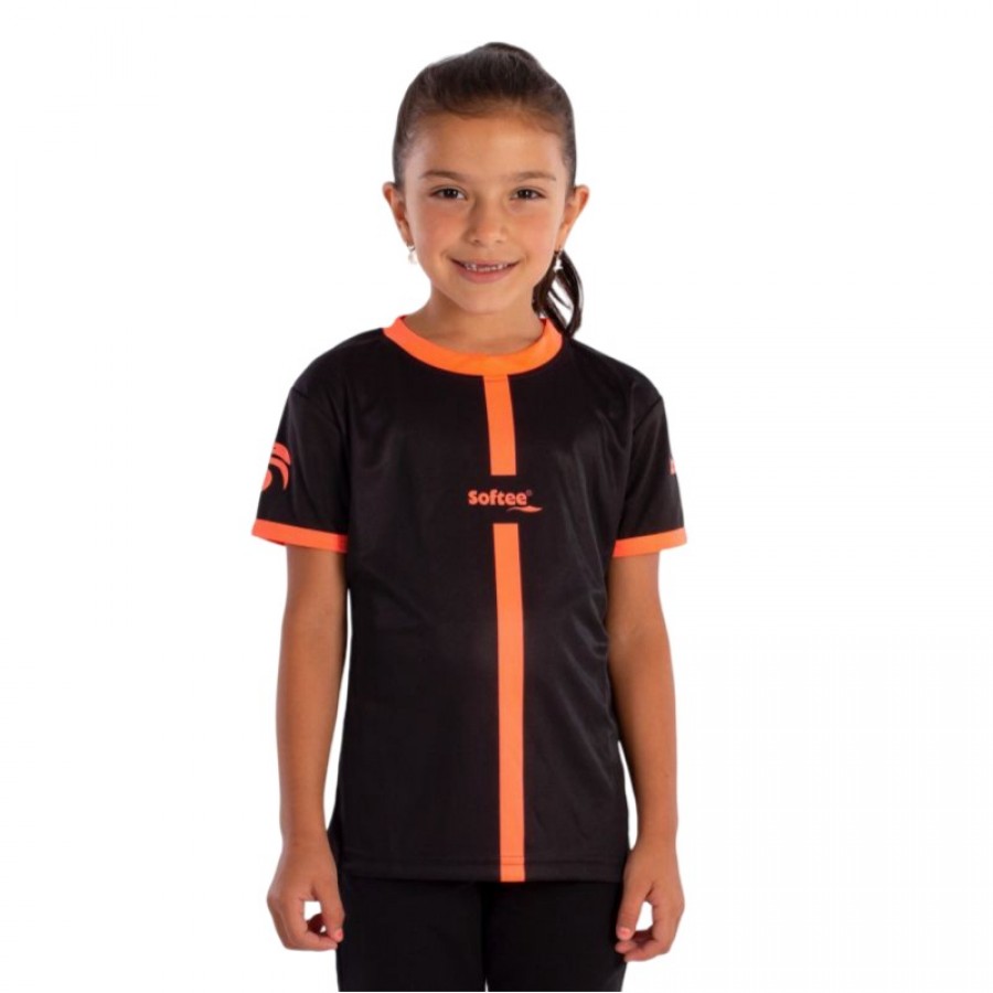 Softee Tipex Black Coral Fluor Junior T-Shirt  Offre - Pas cher