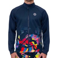 Chaqueta Bidi Badu Wild Arts imprime Azul Oscuro Rojo Mix  Offre - Pas cher