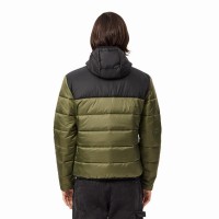 Lacoste Khaki Green Black Jacket  Offer + Cheap