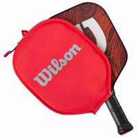Funda Pickleball Wilson Rojo Gris  Oferta + Barato