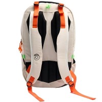 Mochila Lok Maxx Blanco Roto Naranja