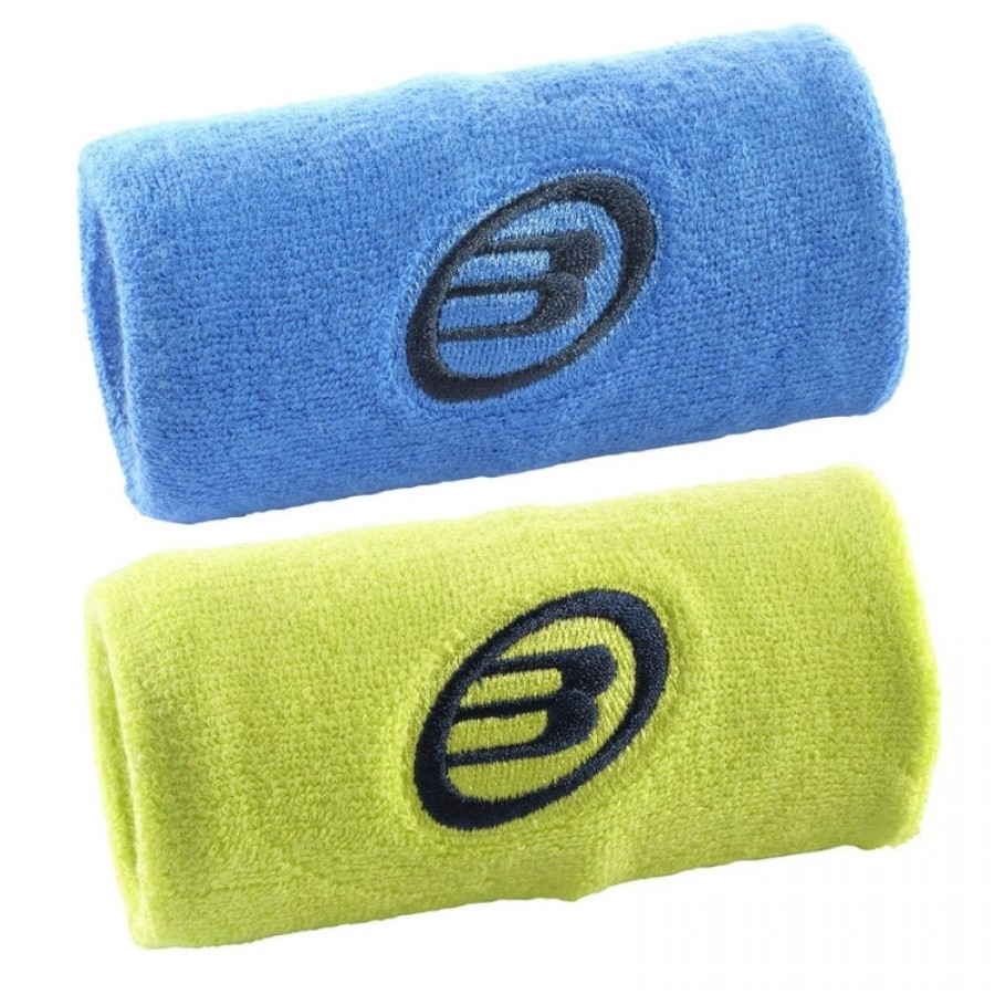 Munequeras Bullpadel BPMU252 Azul Atomico Lima  Oferta + Barato