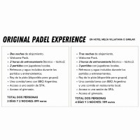 Experience de padel originale janvier-mars  Offre - Pas cher
