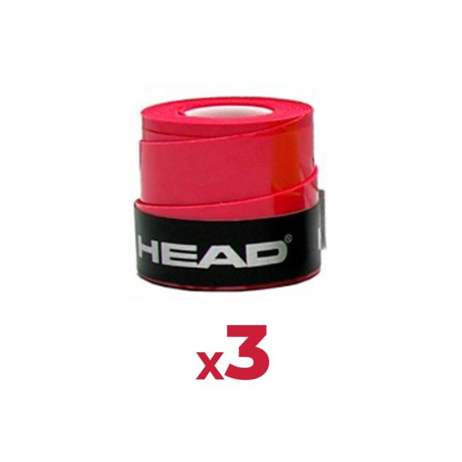 Overgrips Head Xtreme Soft Red 3 Unités