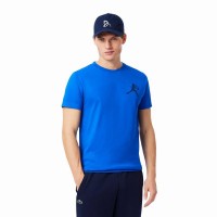 Pack Camiseta Lacoste Novak Djokovic Azul y Gorra Marino  Oferta + Barato