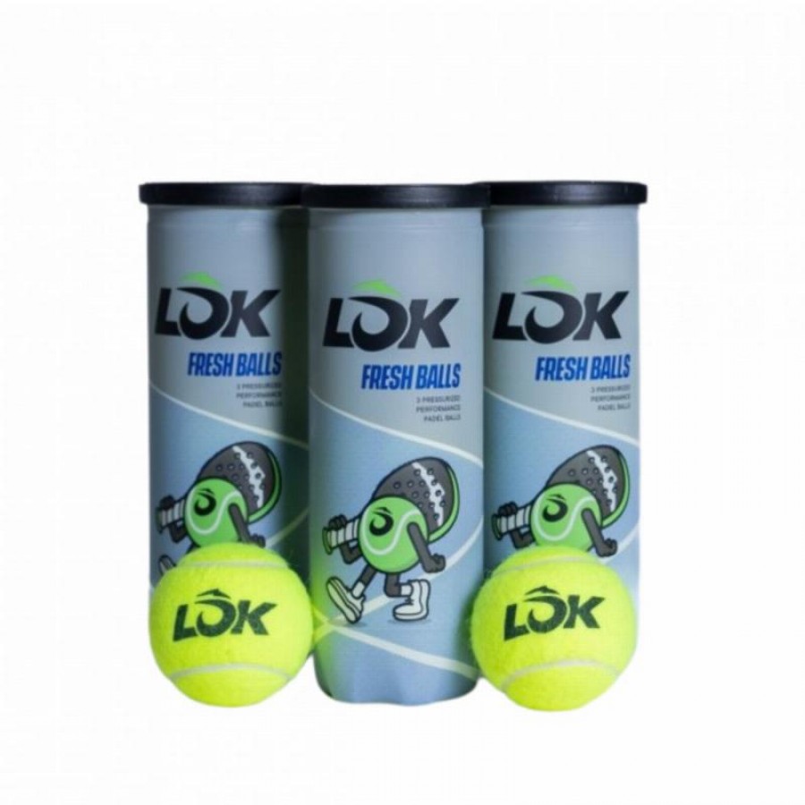Pack de 3 Botes de Pelotas Lok Fresh  Oferta + Barato