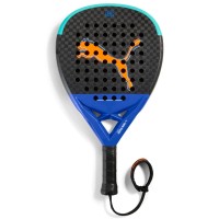 Pala Puma Nova Elite Hybrid Negro Azul Turquesa