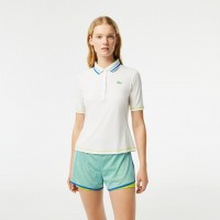 Polo Lacoste Ultra Dry White Women