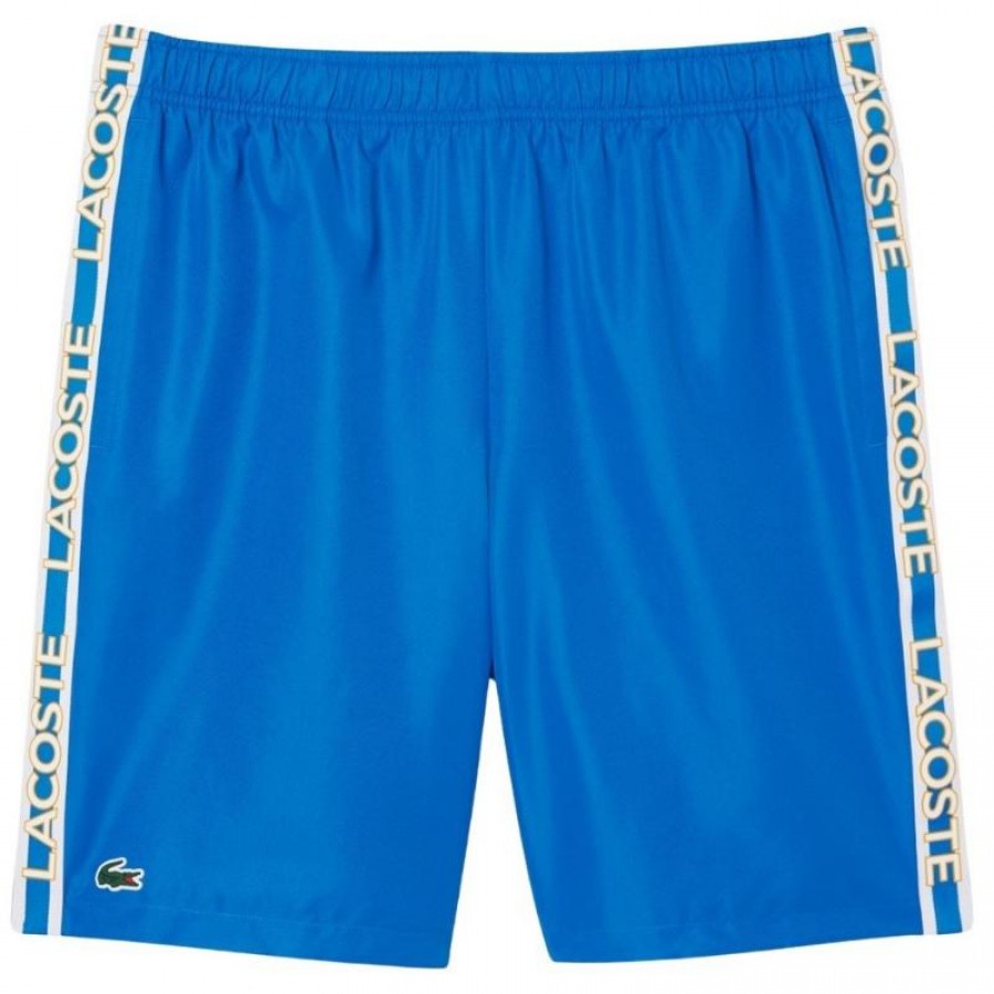 Short Lacoste Sport Azul  Oferta + Barato