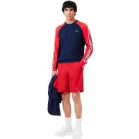 Short Lacoste Sport Rojo  Offre - Pas cher