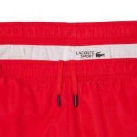 Short Lacoste Sport Rojo  Offre - Pas cher