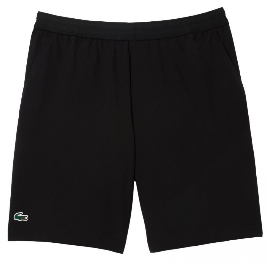 Short Lacoste Sport Ultra Dry Negro  Oferta + Barato