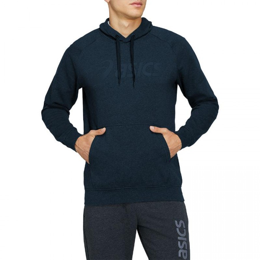 Sweatshirt Asics Logo Grande Azul Frances