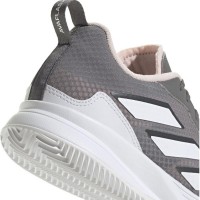 Adidas AvaFlash Clay Gray White Pink Women''s Sneakers