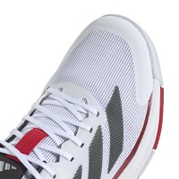Zapatillas Adidas Crazyquick LS Padel Blanco Negro Rojo  Oferta + Barato