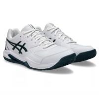 Asics Gel Dedicate 8 Clay White Green Saxon Sneakers