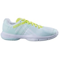 Zapatillas Babolat Sensa Azul Amarillo Fluor Mujer