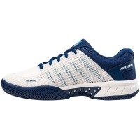 Zapatillas Kswiss Express Light Pickleball Blanco Azul Oscuro Cian