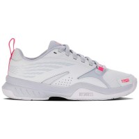 Zapatillas Kswiss Speedex Padel Blanco Rosa Neon Mujer