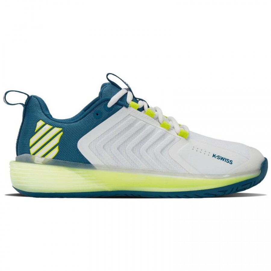 Sneakers Kswiss Ultrashot 3 White Blue Yellow Fluor