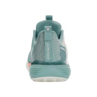 Kswiss Ultrashot 3 White Turquoise Sneakers