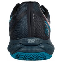 Mizuno Wave Enforce Court Padel Black Blue Red Sneakers